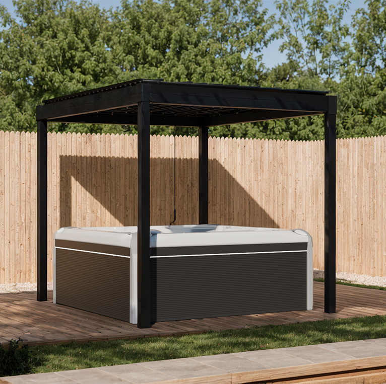 kilimanjaro-hot-tub-hera-garden-pergola-johnsons-wellness-tile